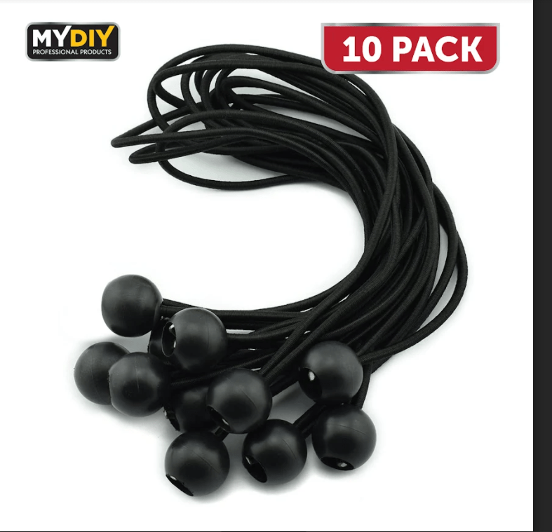 4" Ball Bungee Ties Pack of 10 1132 (Parcel Rate)