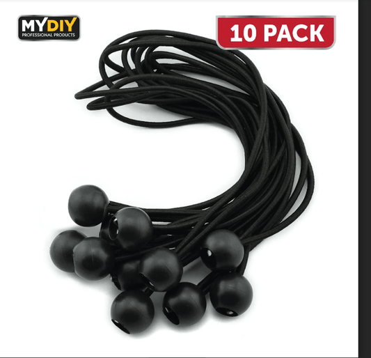 4" Ball Bungee Ties Pack of 10 1132 (Parcel Rate)