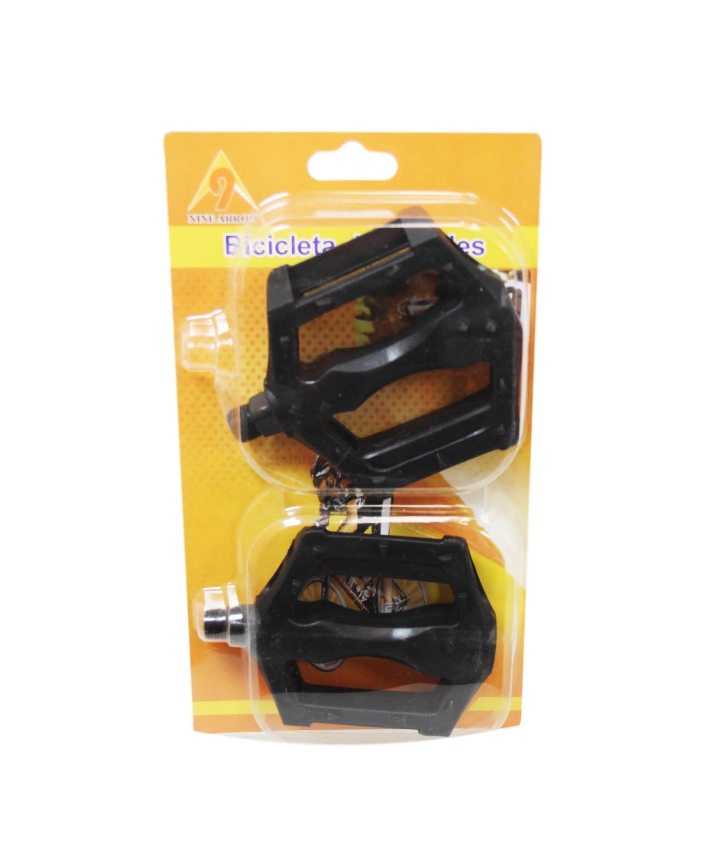 Bicycle Bike Pedals with Reflective Safety Strip 10 x 8cm 1853 (Parcel Rate)