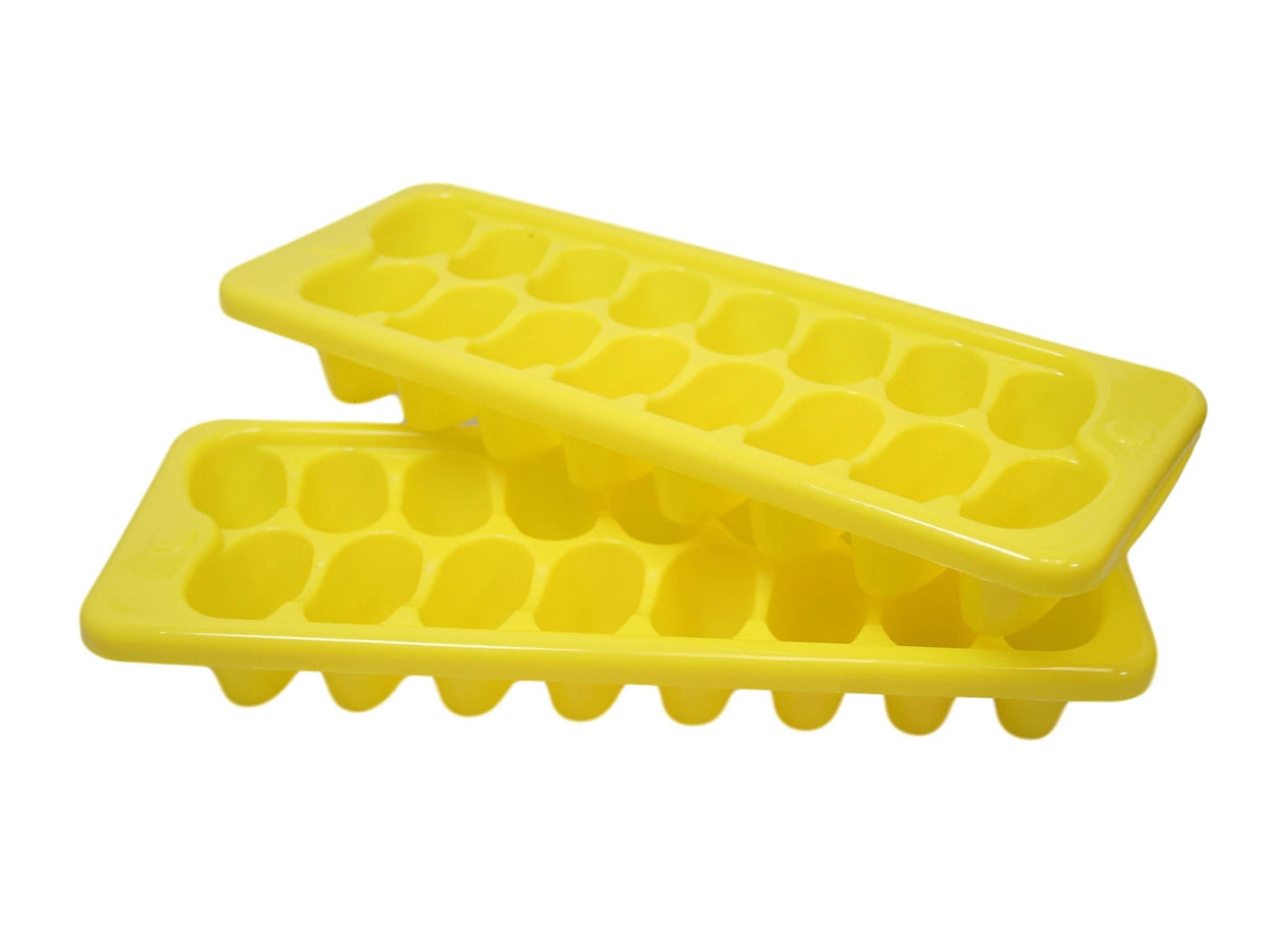 Plastic Ice Cube Tray Mould 29 x 12 x 5cm Assorted Colours 9676 (Parcel Rate)
