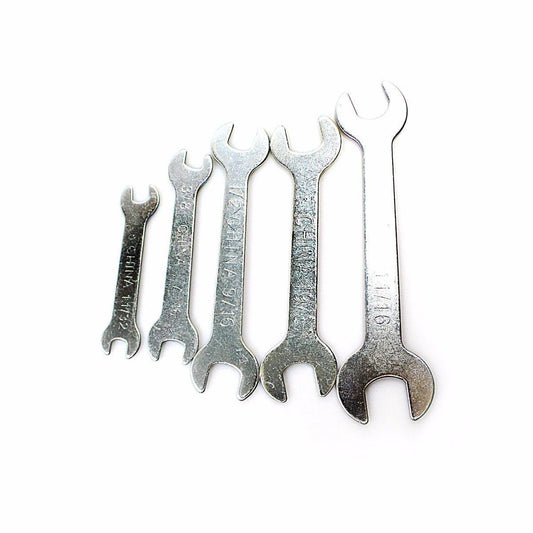 Pack Of 5 Wrench Spanner Set Hand Tools Multipurpose Use DIY 4042 (Parcel Rate)