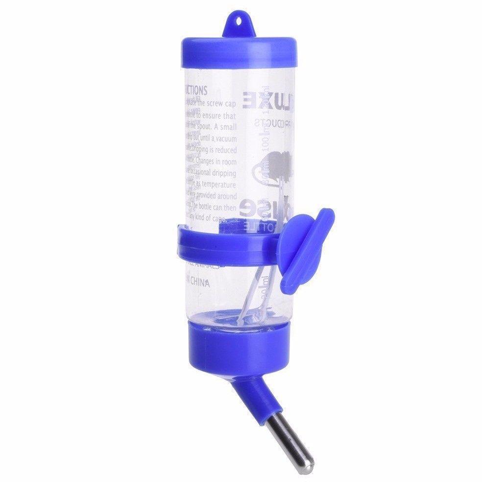 Pet Mouse Hamster Water Bottle Dispenser 125ml Assorted Colours 0054 (Parcel Rate)
