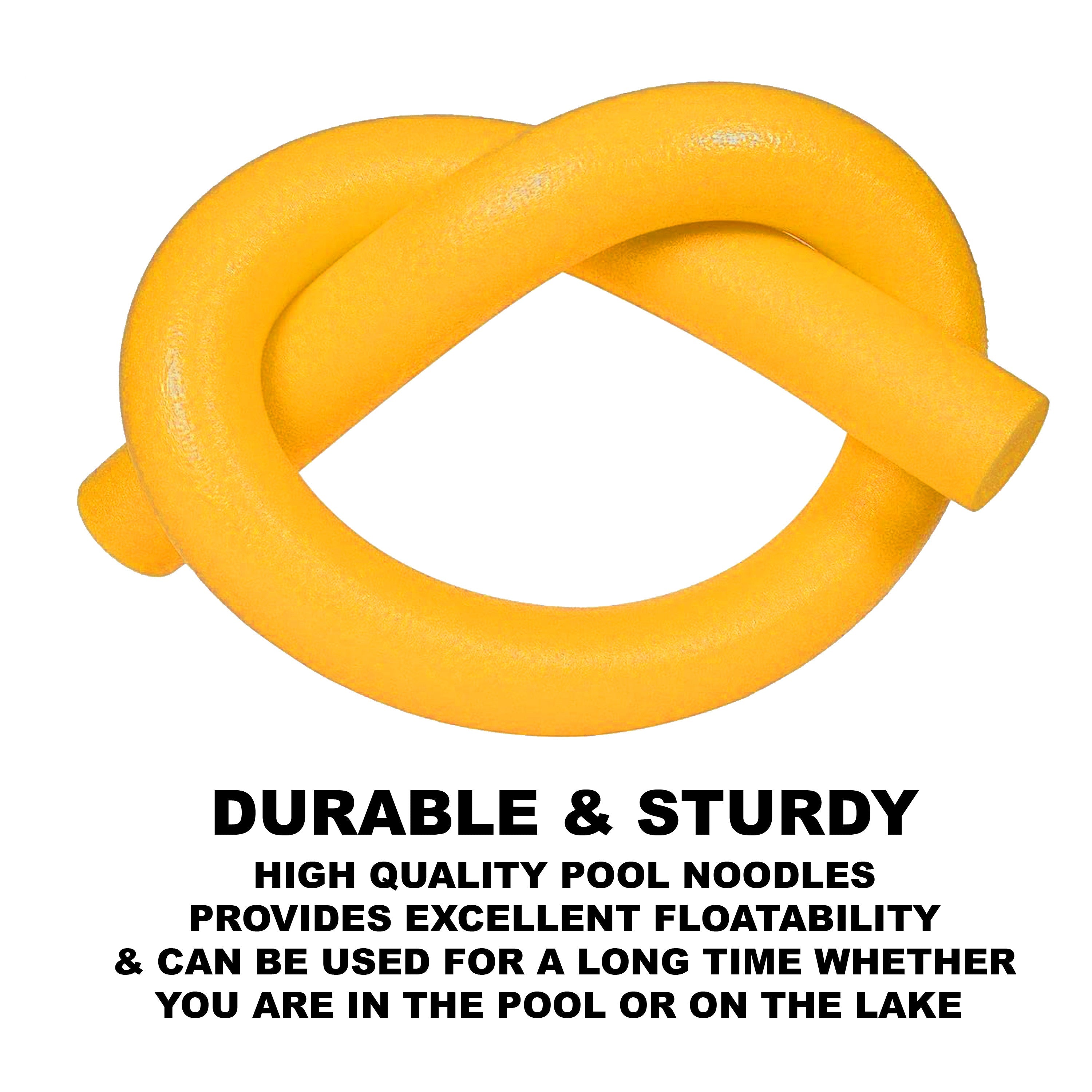 Swimming Pool Foam Noodle Tube 152cm Yellow 5001 Big Parcel Rate