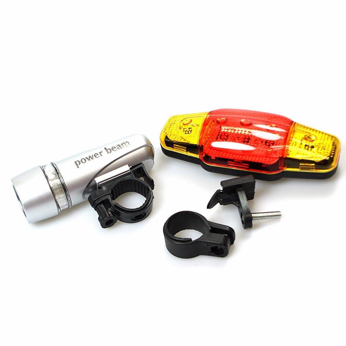 Bicycle Bike Front and Back Light Set 0526 (Parcel Rate)