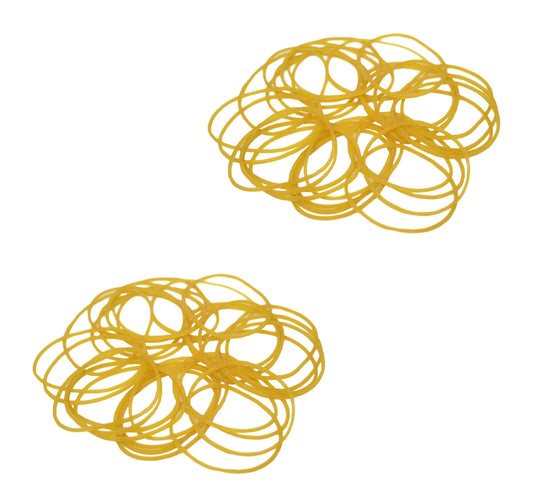 Brown Rubber Bands Natural Elastic Bands Art Crafts Home School Pack 5938 (Large Letter Rate)
