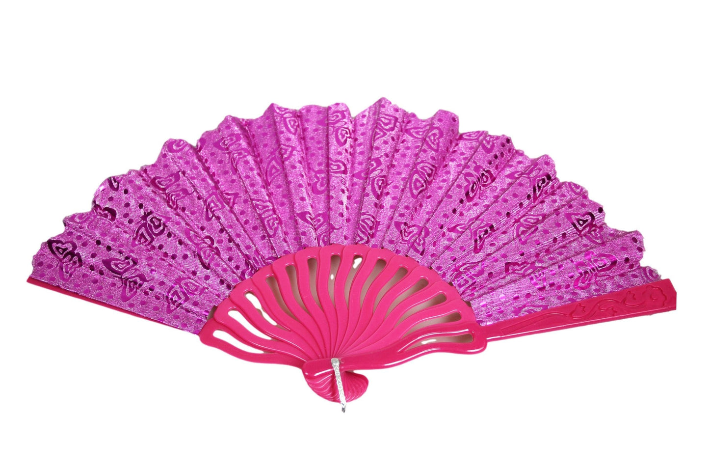 Chinese Handheld Folding Hand Fan 42cm Assorted Colours 6506 A (Large Letter Rate)