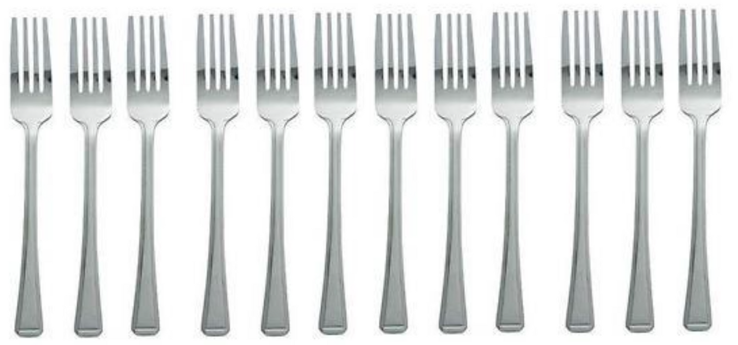 Metal Kitchen Forks 17cm Pack of 12 7023 (Parcel Rate)