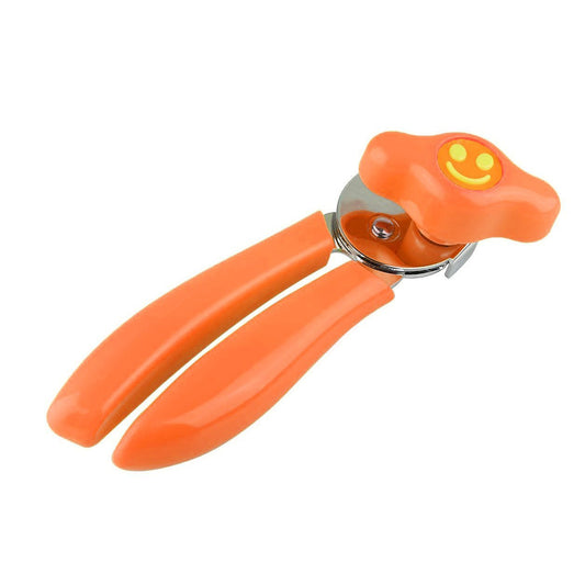 Kitchen Can Opener with Smiley Face Design Plastic Handle Assorted Colours 0108 / 3236 (Parcel Rate)
