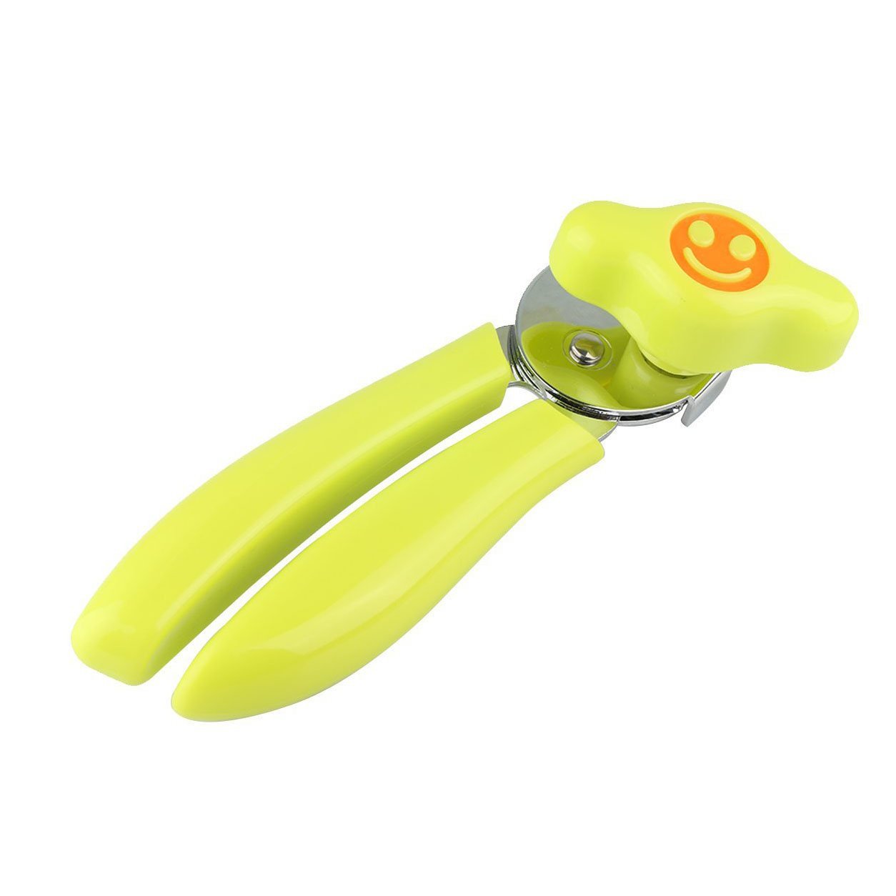 Kitchen Can Opener with Smiley Face Design Plastic Handle Assorted Colours 0108 / 3236 (Parcel Rate)