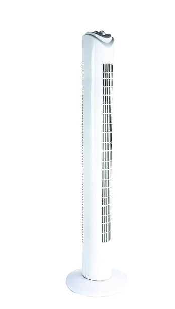 31'' White /Black Tower Fan 3 Speed Settings 40W TF30