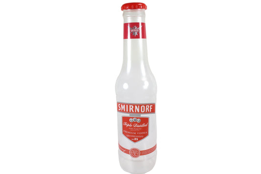 Giant Plastic Smirnorf Money Saving Bottle 59.5 x 14cm BOT005 A (Big Parcel Rate)