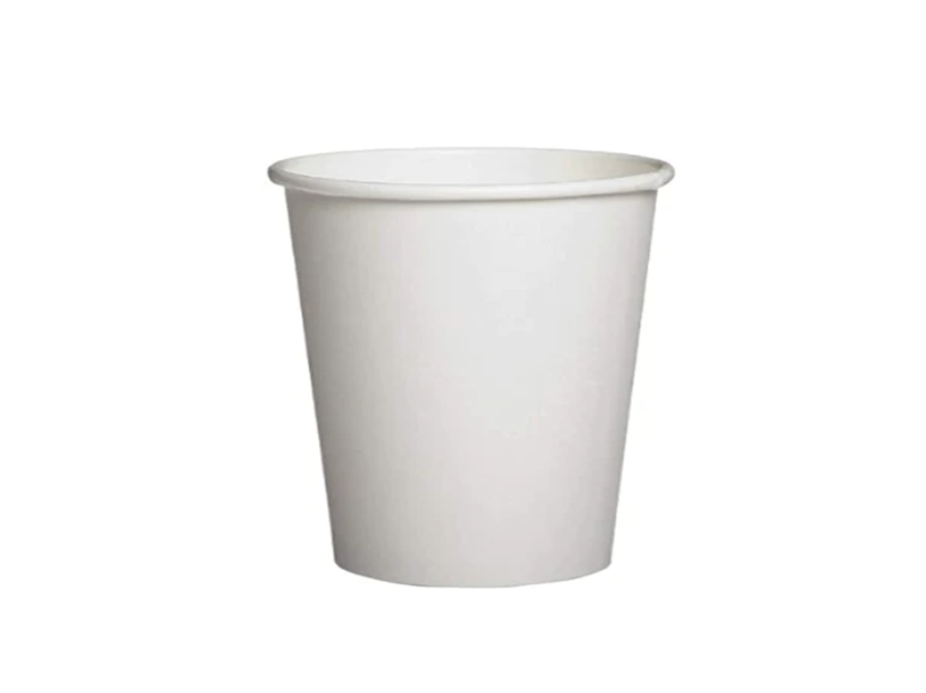 Disposable Paper Drinking Cups Pack of 50 6oz White SK28074 A (Parcel ...