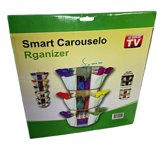 SMART Carousel Organiser Home Bedroom UK2308 (Parcel Rate)