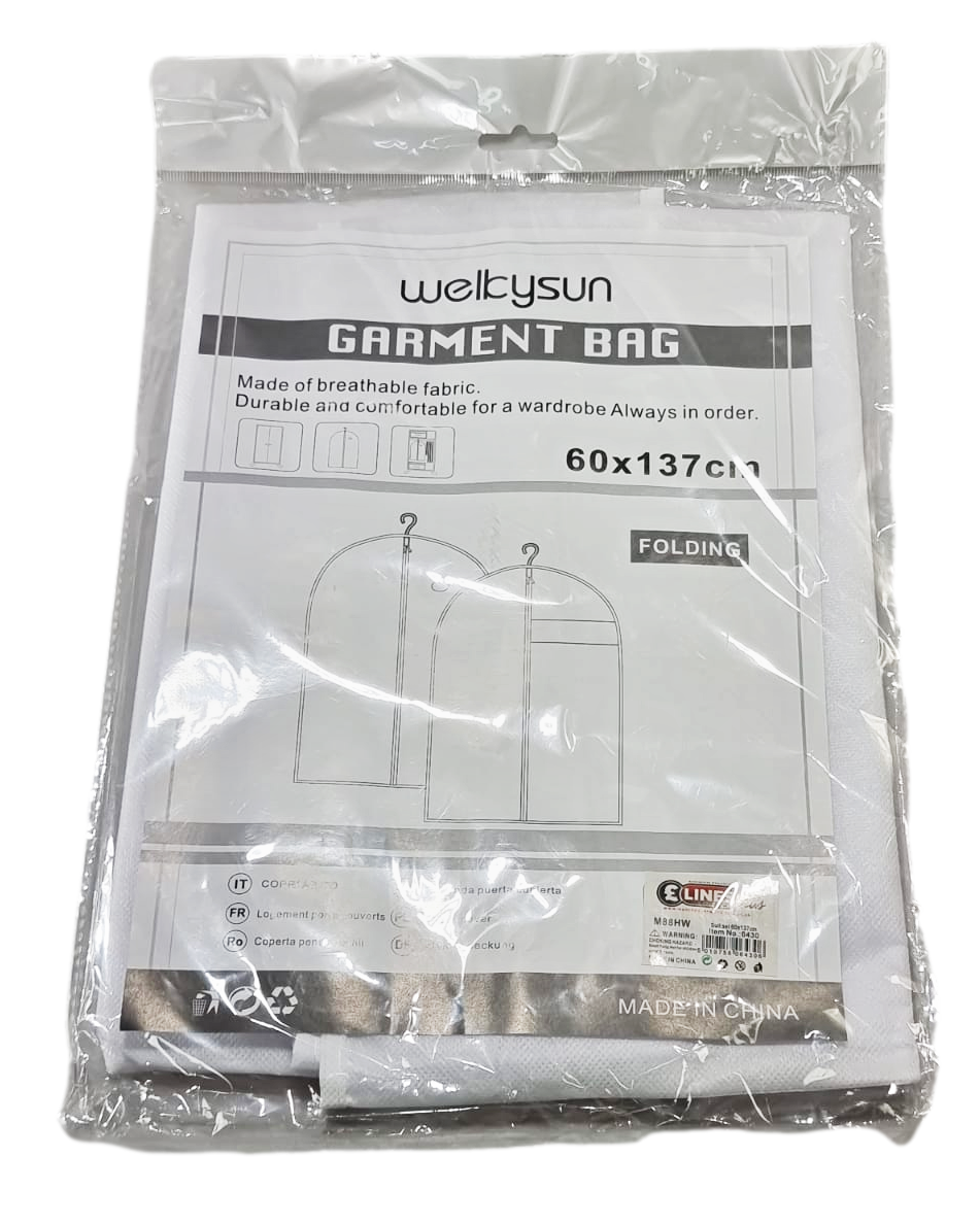 Foldable Garment Bag 60cm x 13cm 6430 (Parcel Rate)