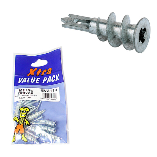 Metal Driva Plasterboard Fixings Xtra Value Diy 3119 (Large Letter Rate)
