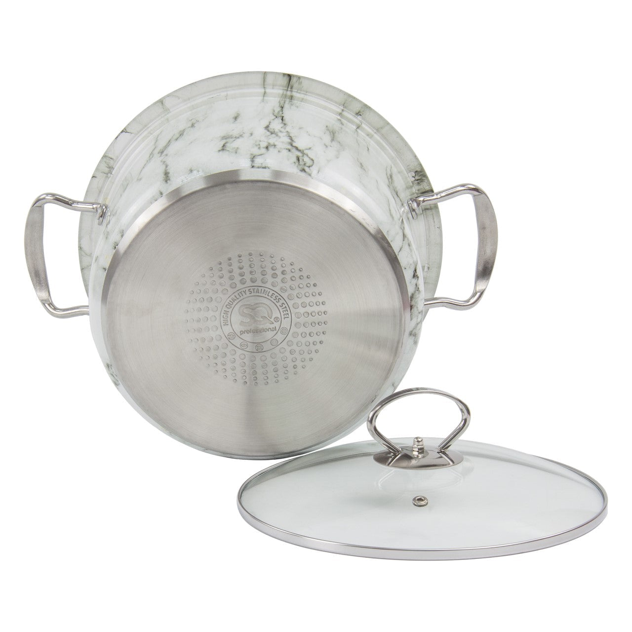 SQ Professional Gems Stainless Steel Stockpot Set of 4 Calac 18-20-22-24cm 9788 (Big Parcel Rate)